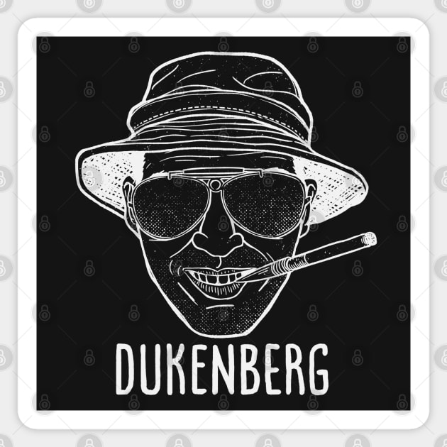 Dukenberg White Sticker by Getsousa